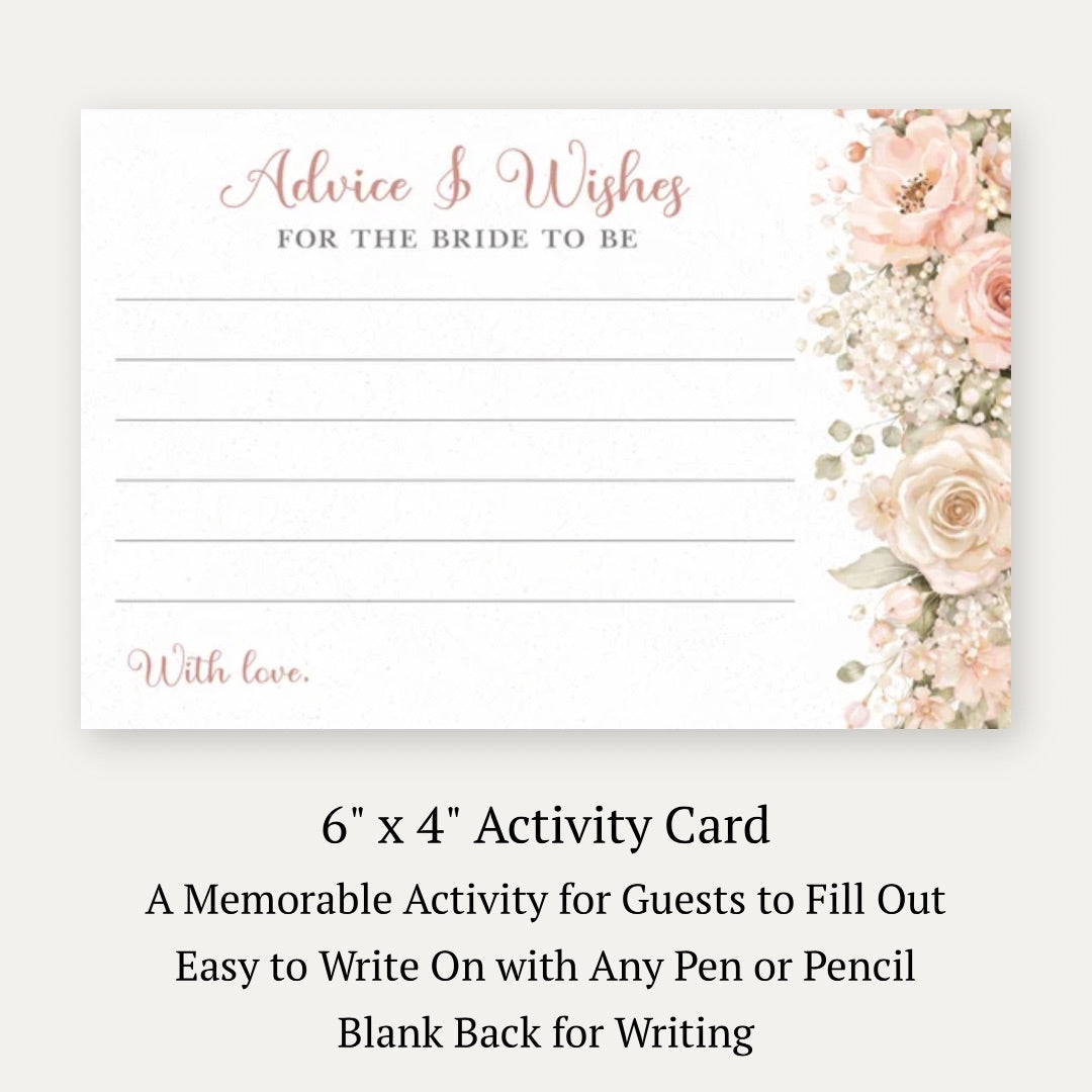 Cascading Florals Advice Card