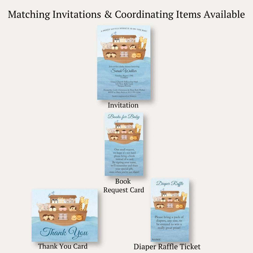 Noah's Ark Bring a Book Card