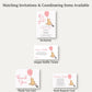Winnie The Pooh Pink Balloon Diaper Raffle Ticket