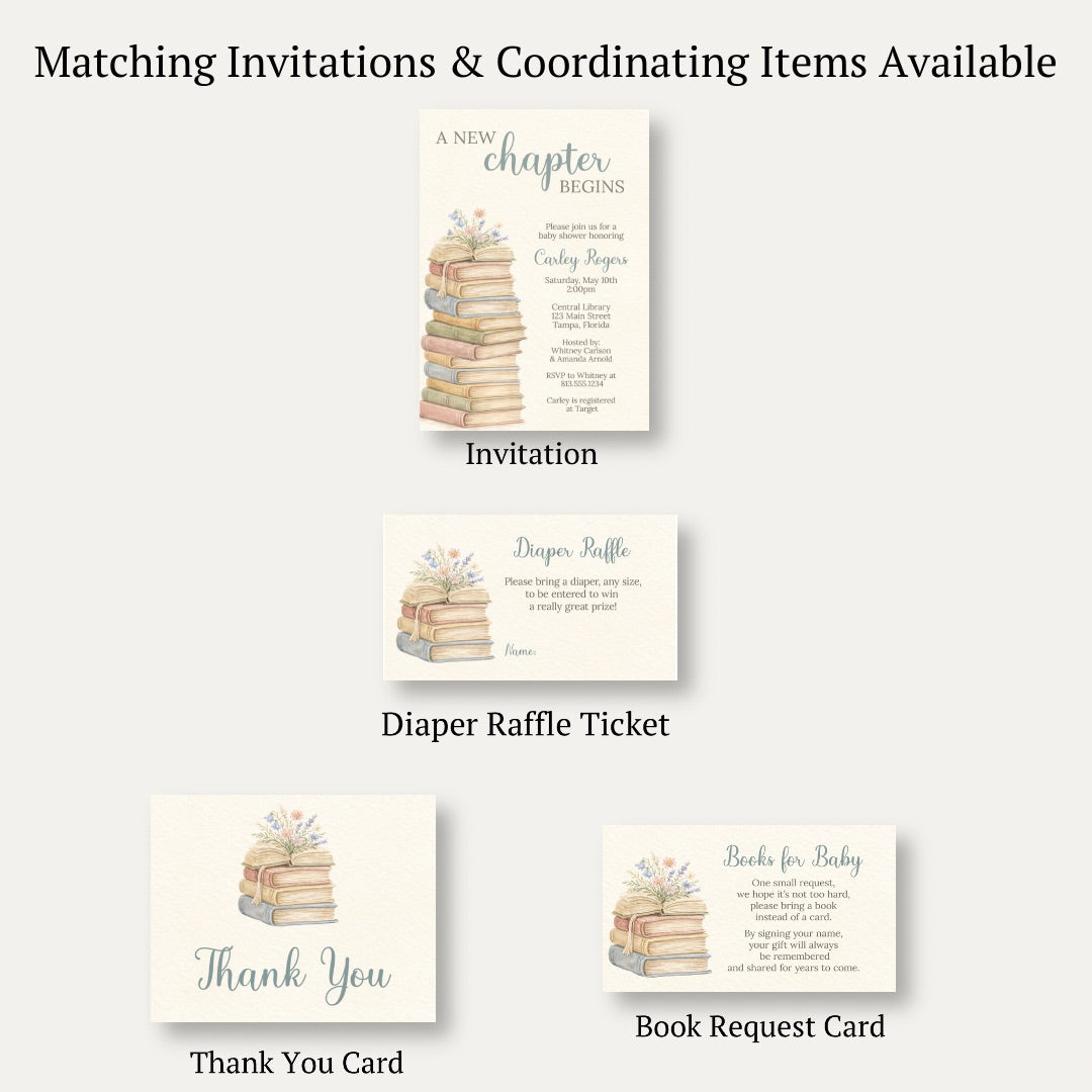 A New Chapter Diaper Raffle Ticket