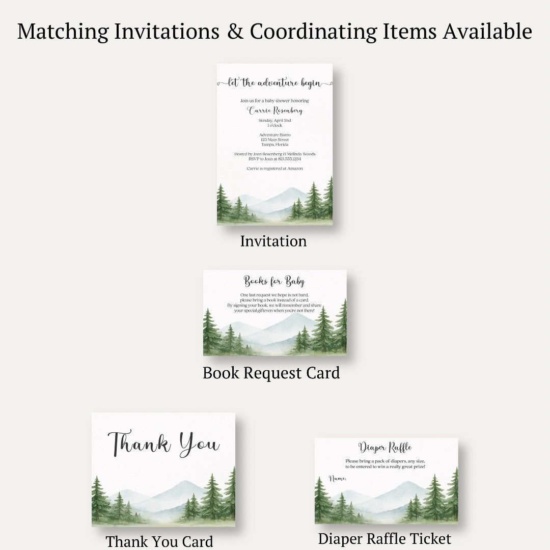 The Adventure Begins Bring a Book Card