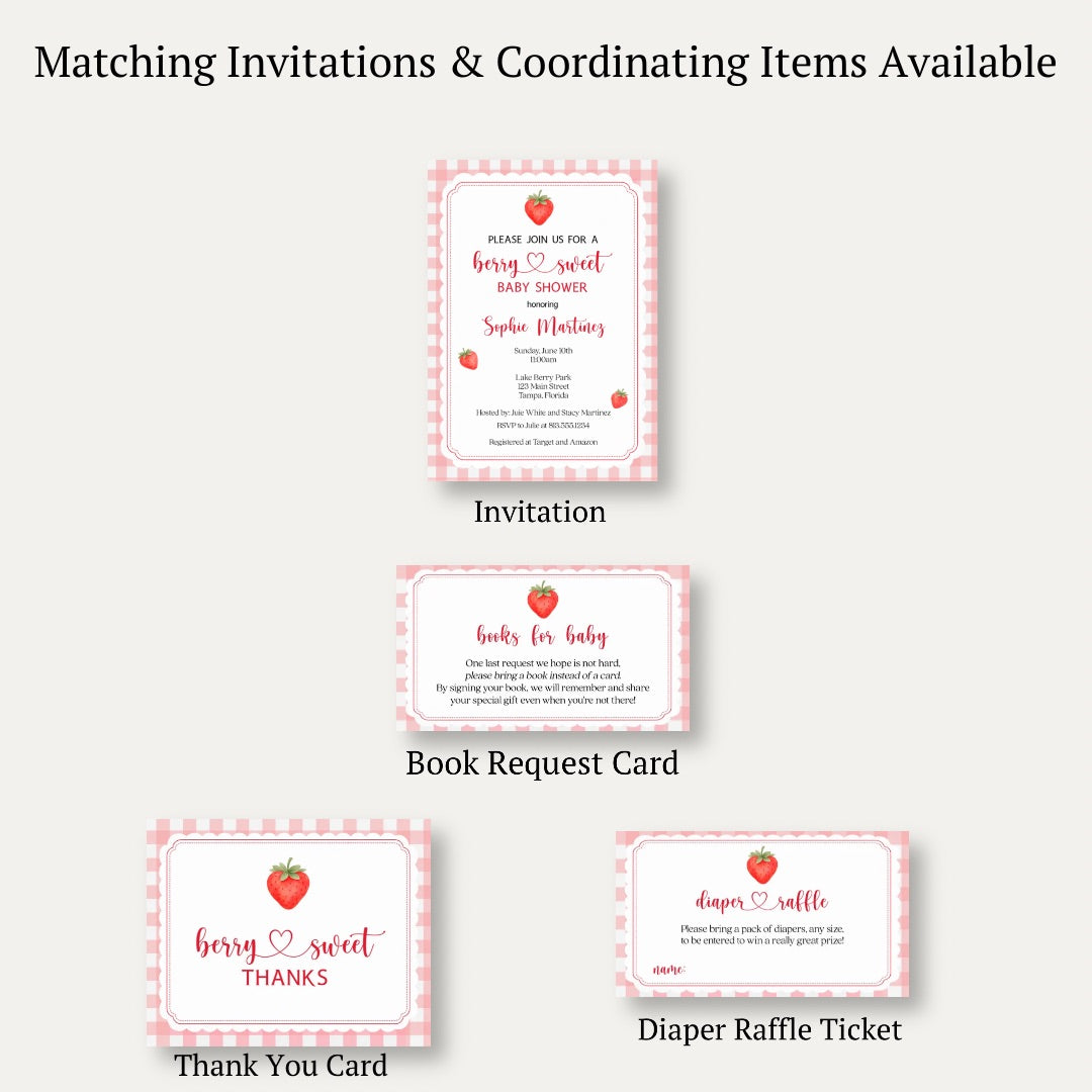 Berry Baby Bring a Book Card