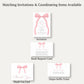 Pink Bow Baby Bring A Book Card