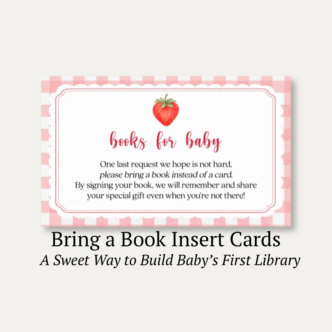 Berry Baby Bring a Book Card