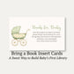 Vintage Sage & Ivory Carriage Bring A Book Card