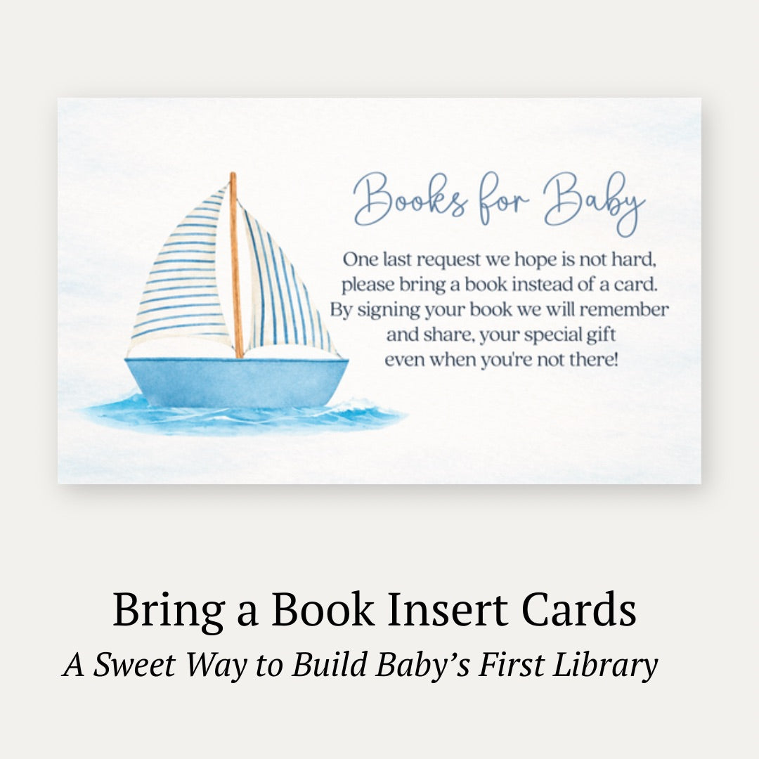 Baby on Board Bring A Book Card