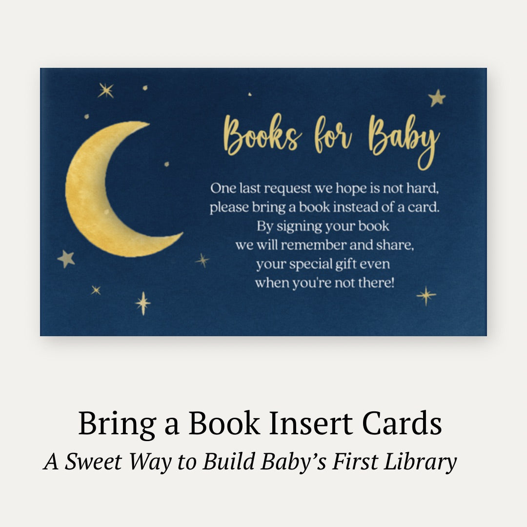 Over the Moon Bring a Book Card