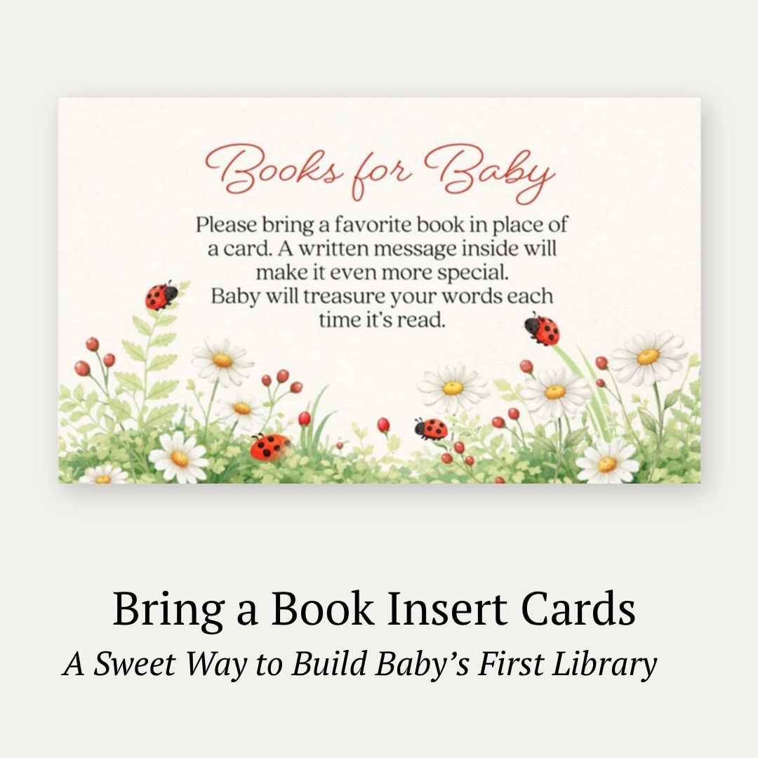 A Little Lady Bring a Book Card