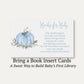 Painted Pumpkin Blue Bring a Book Card