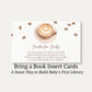 A Baby Latte is Brewing Bring A Book Insert Card