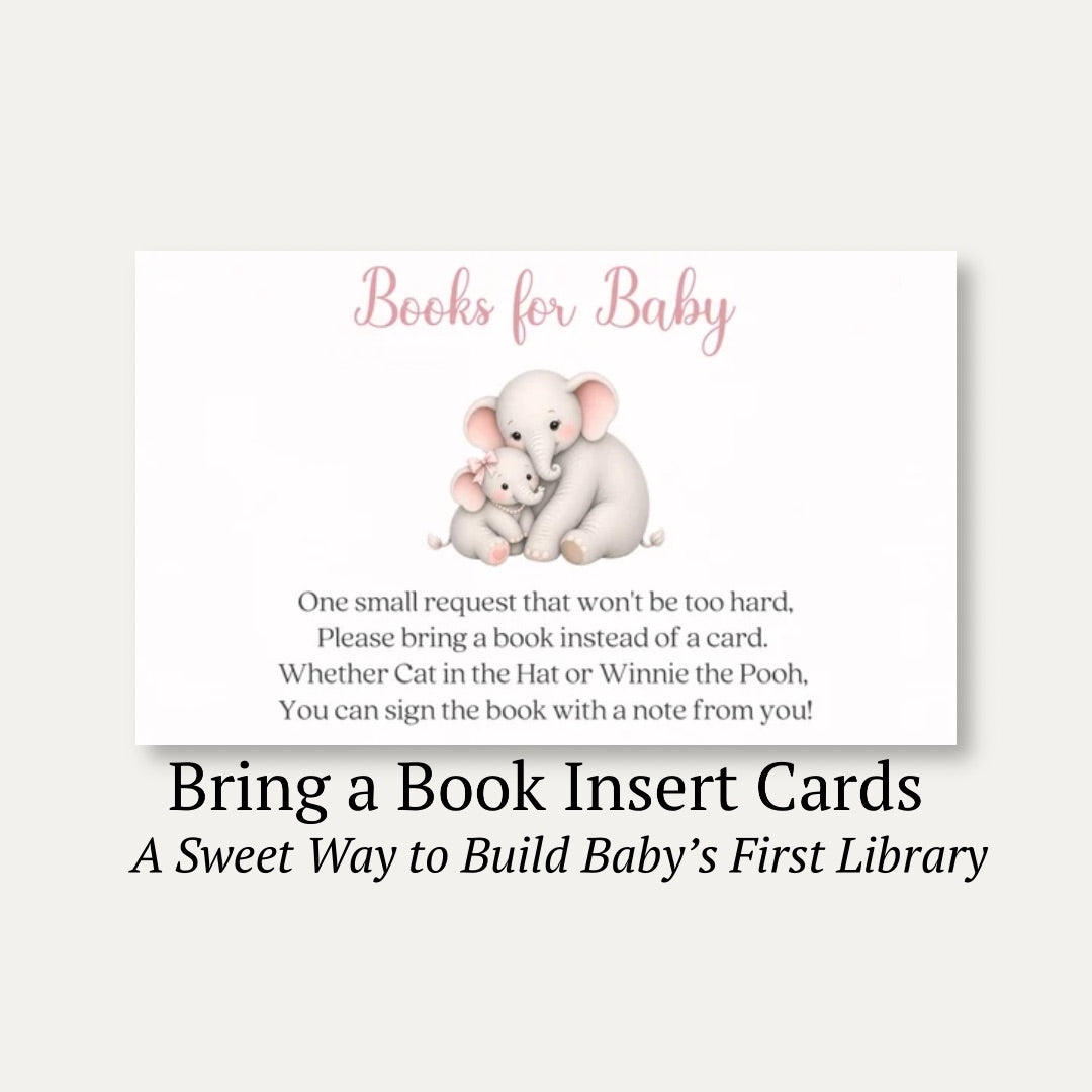 Little Peanut Girl Bring a Book Card