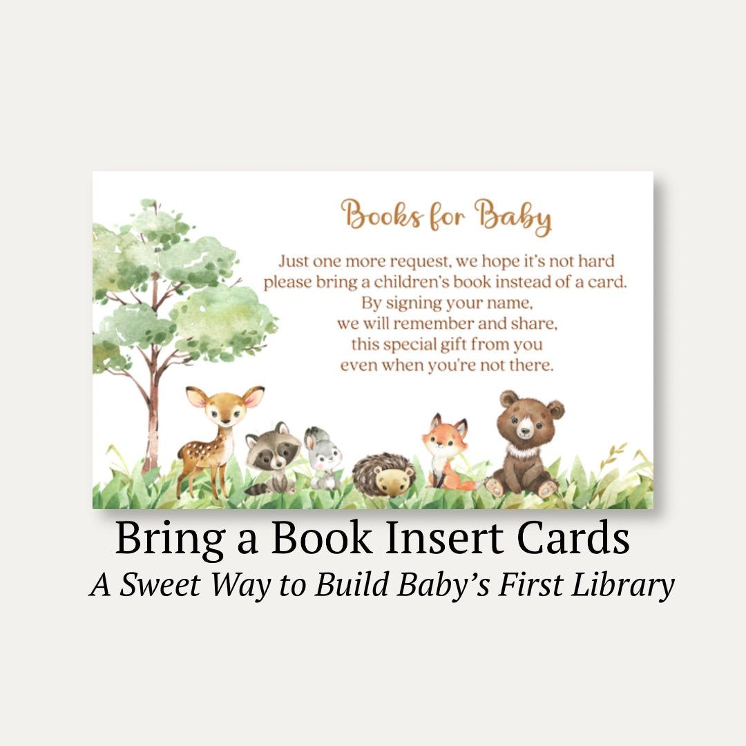 Forest Friends Bring a Book Card