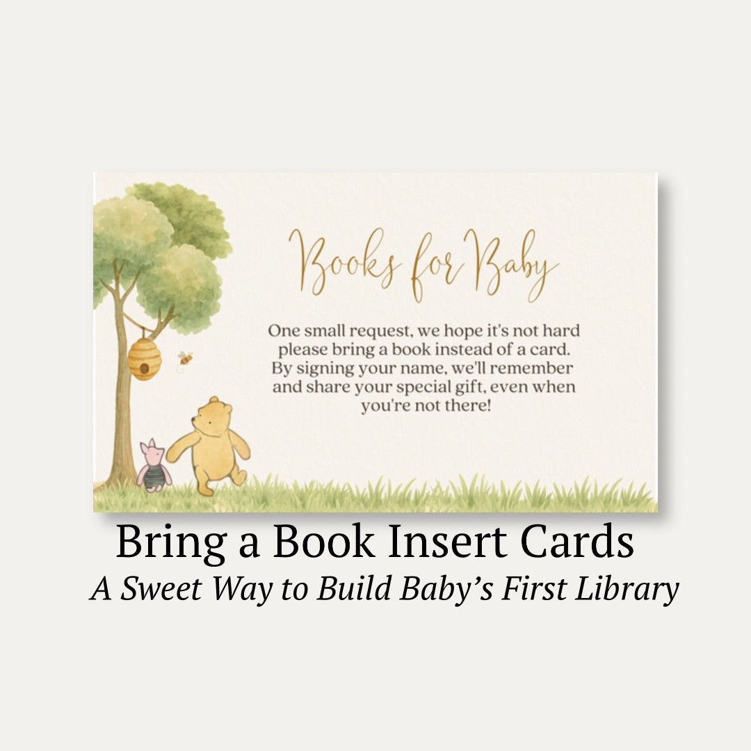 Winnie the Pooh Classic Bring a Book Card