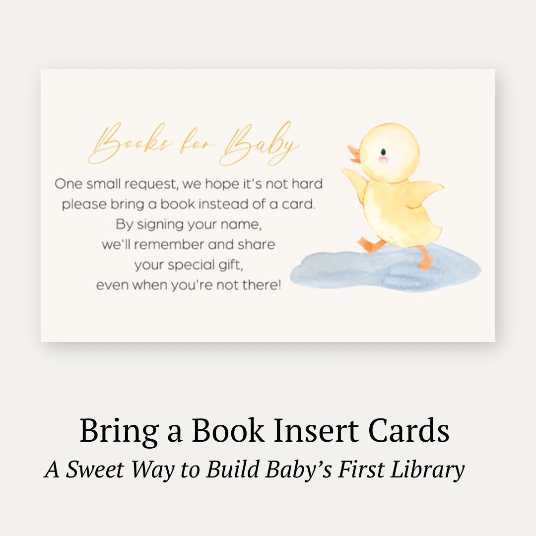 Little Duckling Bring a Book Card