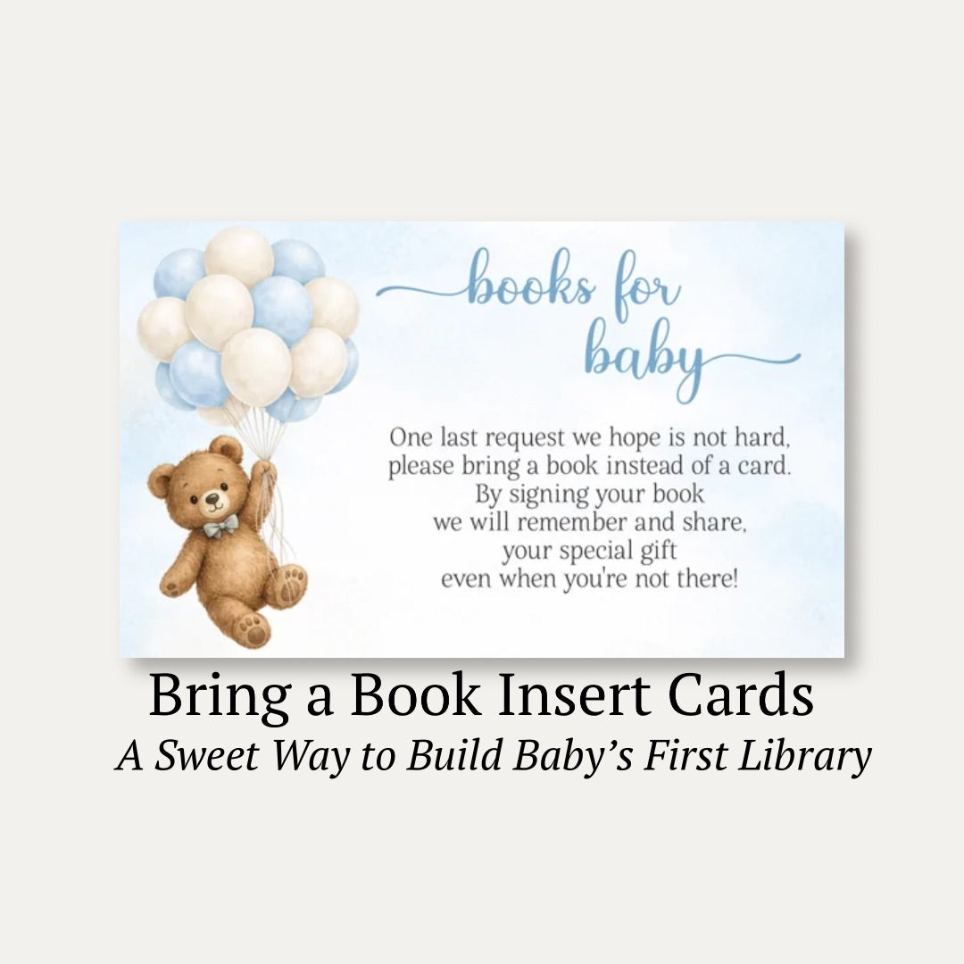 Bearly Wait Blue Bring a Book Card