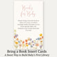 Wildflower Baby Bring a Book Card