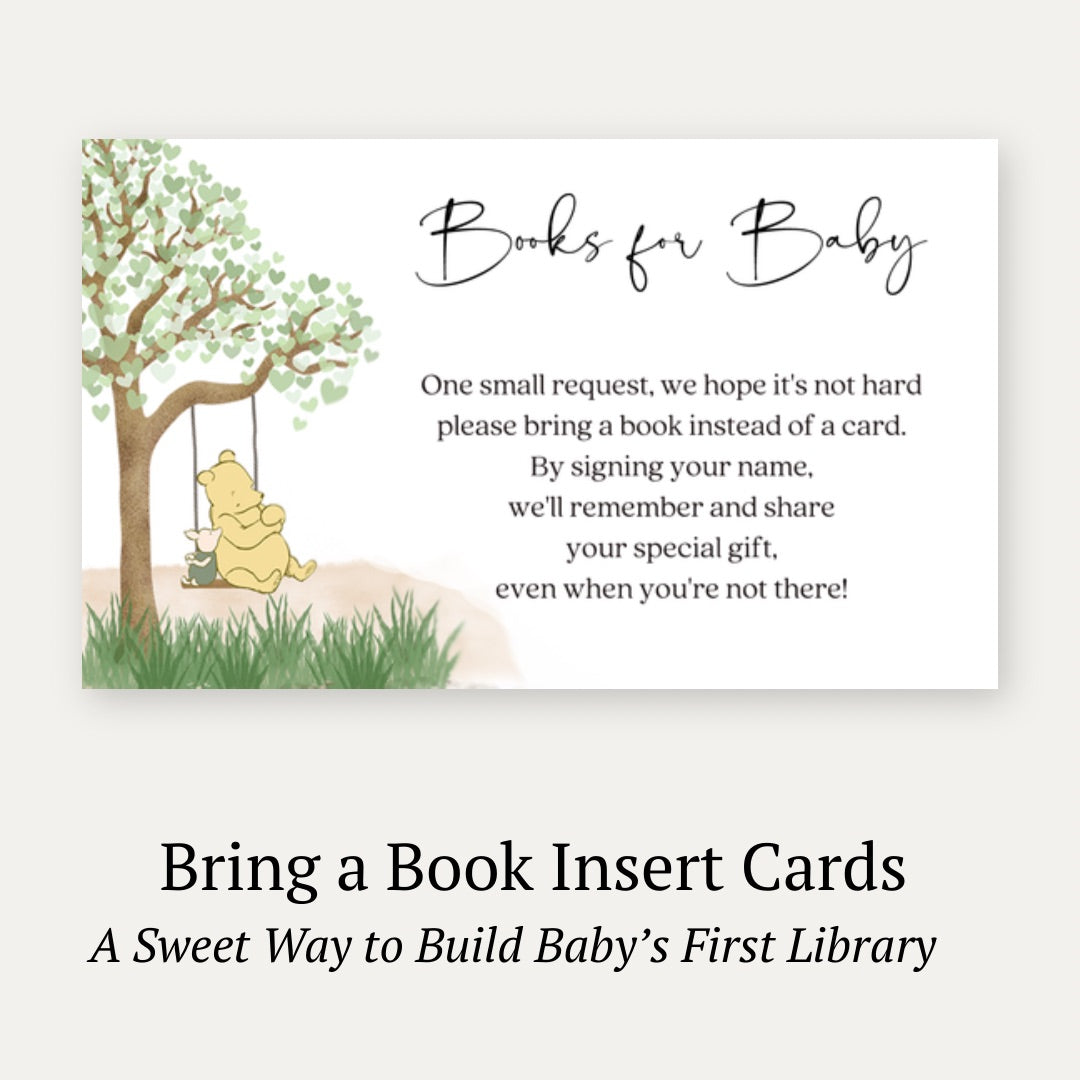 Winnie Horizontal Bring a Book Card