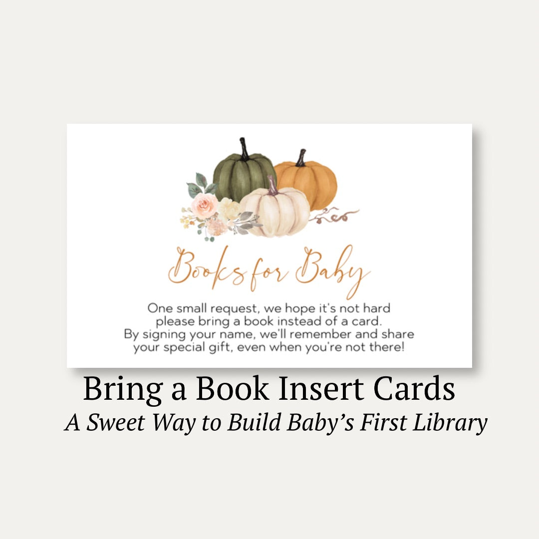 Sage Pumpkin Bring a Book Card
