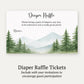 The Adventure Begins Diaper Raffle Ticket