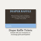 Beer and Diaper Diaper Raffle Ticket