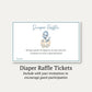 Dinosaur Diaper Raffle Ticket