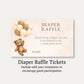 Bearly Wait Brown Diaper Raffle Ticket