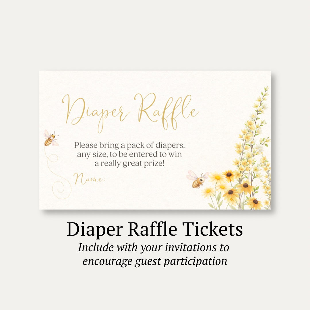 Sweet Babee Diaper Raffle Ticket