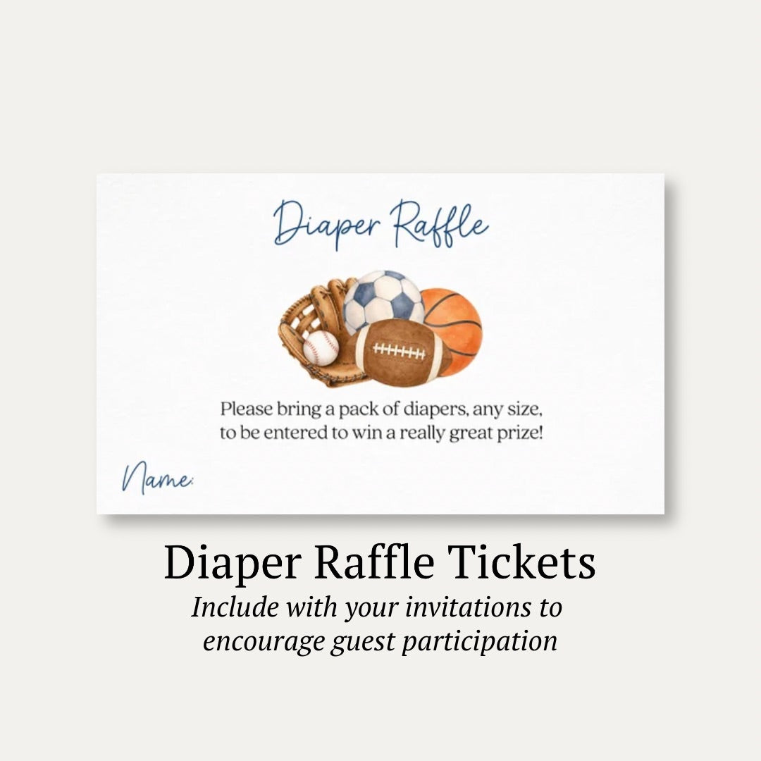 Little Champ Diaper Raffle Ticket