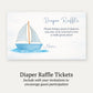 Baby on Board Diaper Raffle Ticket