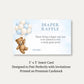 Bearly Wait Blue Diaper Raffle Ticket