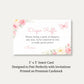 Butterfly Diaper Raffle Ticket