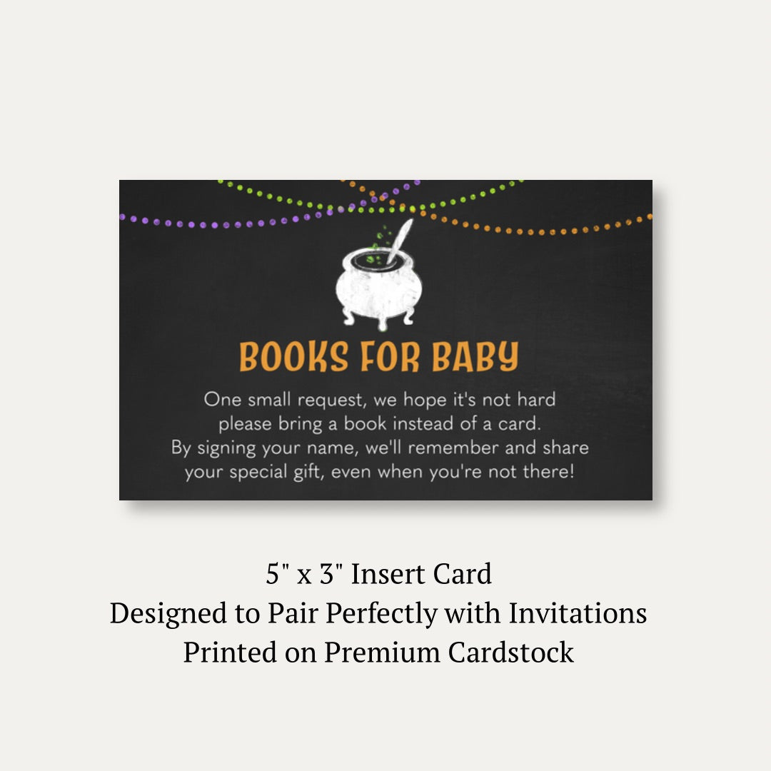 Baby Brewing Cauldron Bring a Book Card