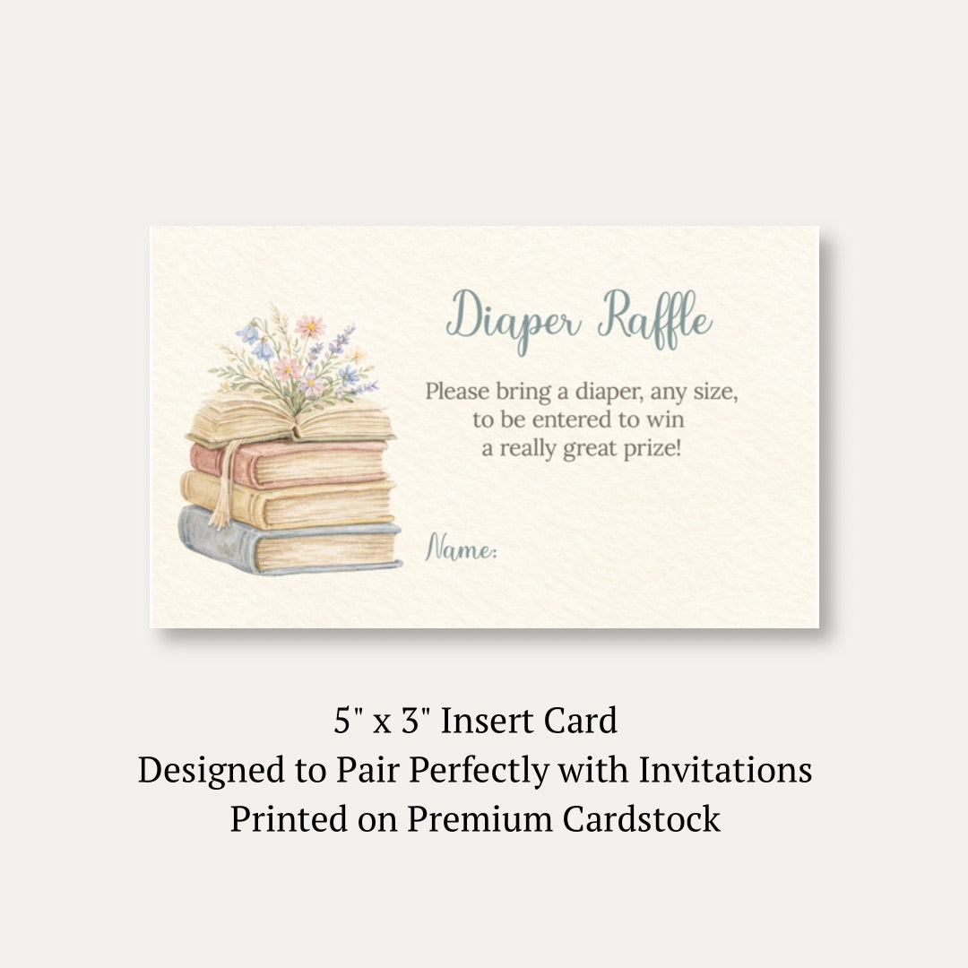 A New Chapter Diaper Raffle Ticket