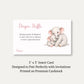 Little Peanut Girl Diaper Raffle Ticket