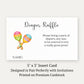 Fiesta Baby Diaper Raffle Tickets