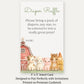 Barnyard Baby Diaper Raffle Ticket