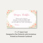 Bunny Baby Diaper Raffle Ticket