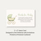 Vintage Sage & Ivory Carriage Bring A Book Card