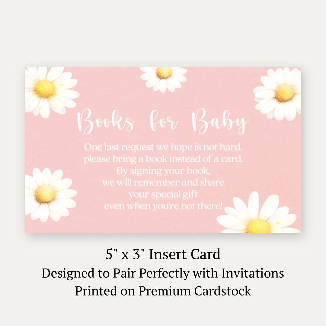 Daisy Baby Bring A Book Card