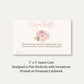 Painted Pumpkin Pink Diaper Raffle Ticket