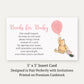 Winnie The Pooh Pink Balloon Bring a Book Card