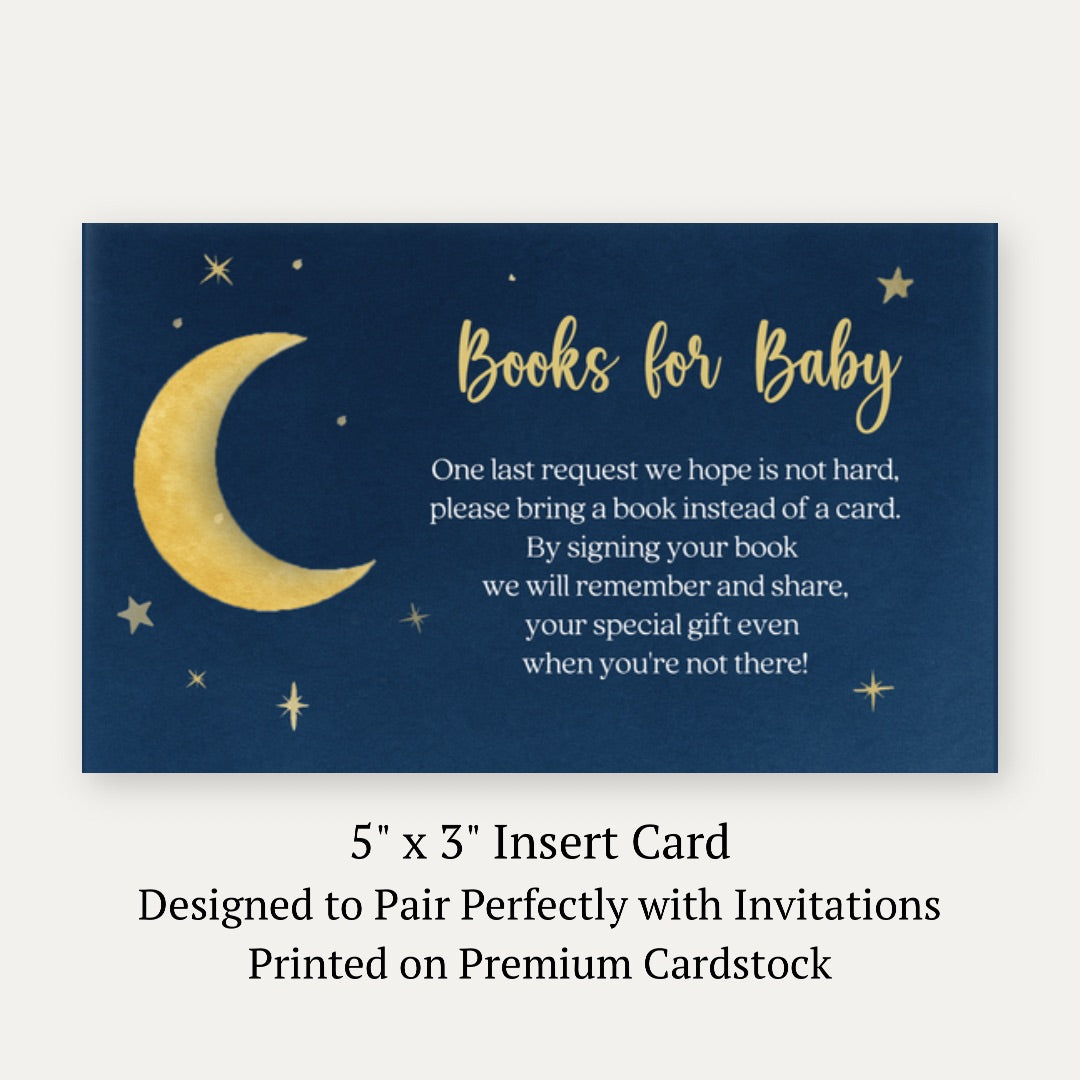 Over the Moon Bring a Book Card