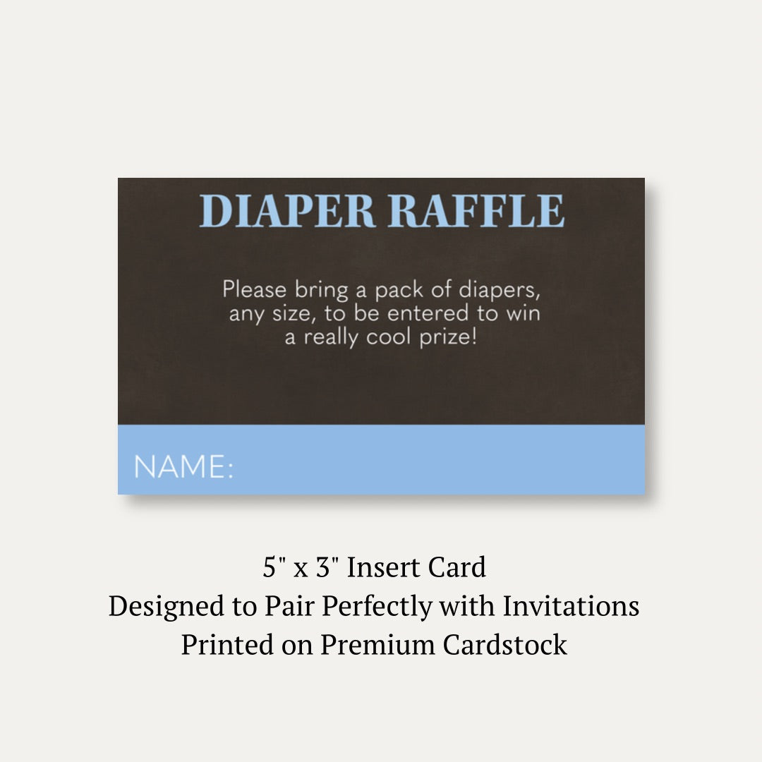 Beer and Diaper Diaper Raffle Ticket