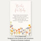 Wildflower Baby Bring a Book Card