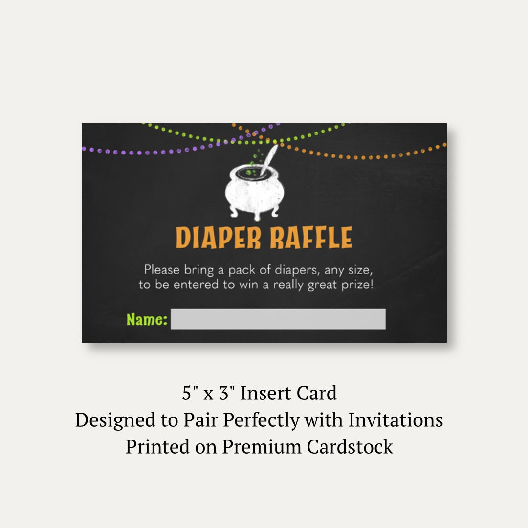 Baby Brewing Cauldron Diaper Raffle Ticket