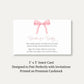 Pink Bow Baby Bring A Book Card