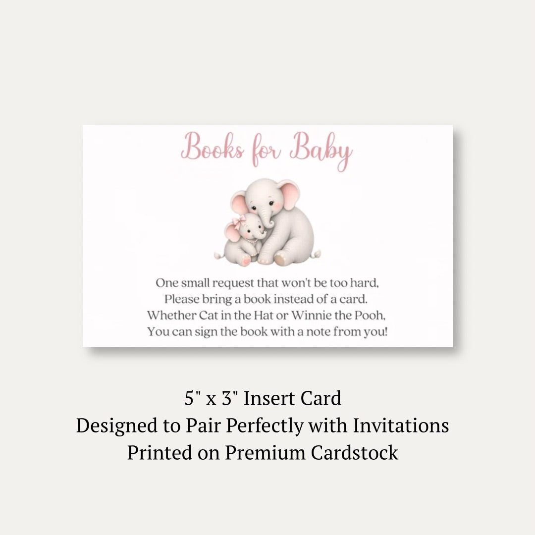 Little Peanut Girl Bring a Book Card