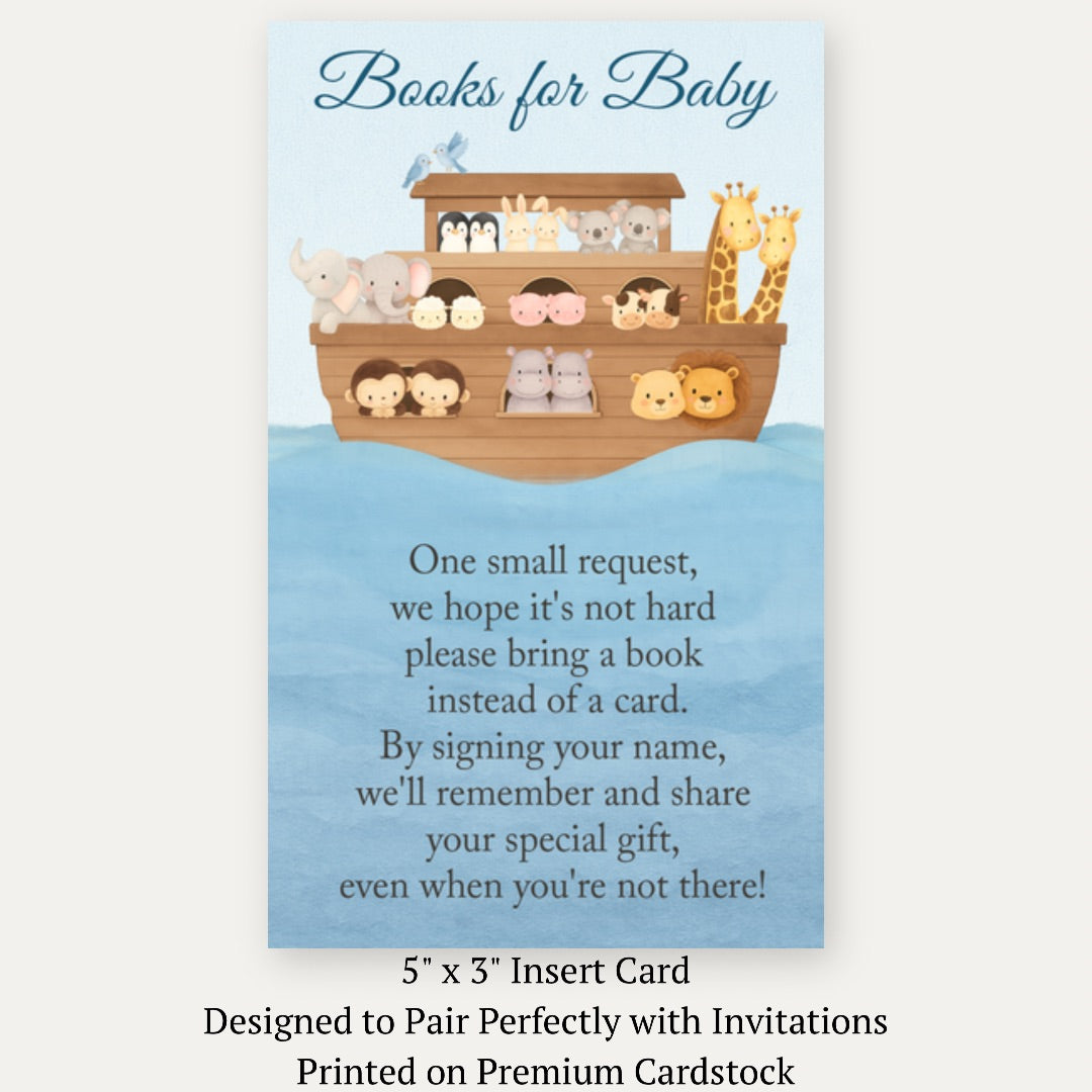 Noah's Ark Bring a Book Card