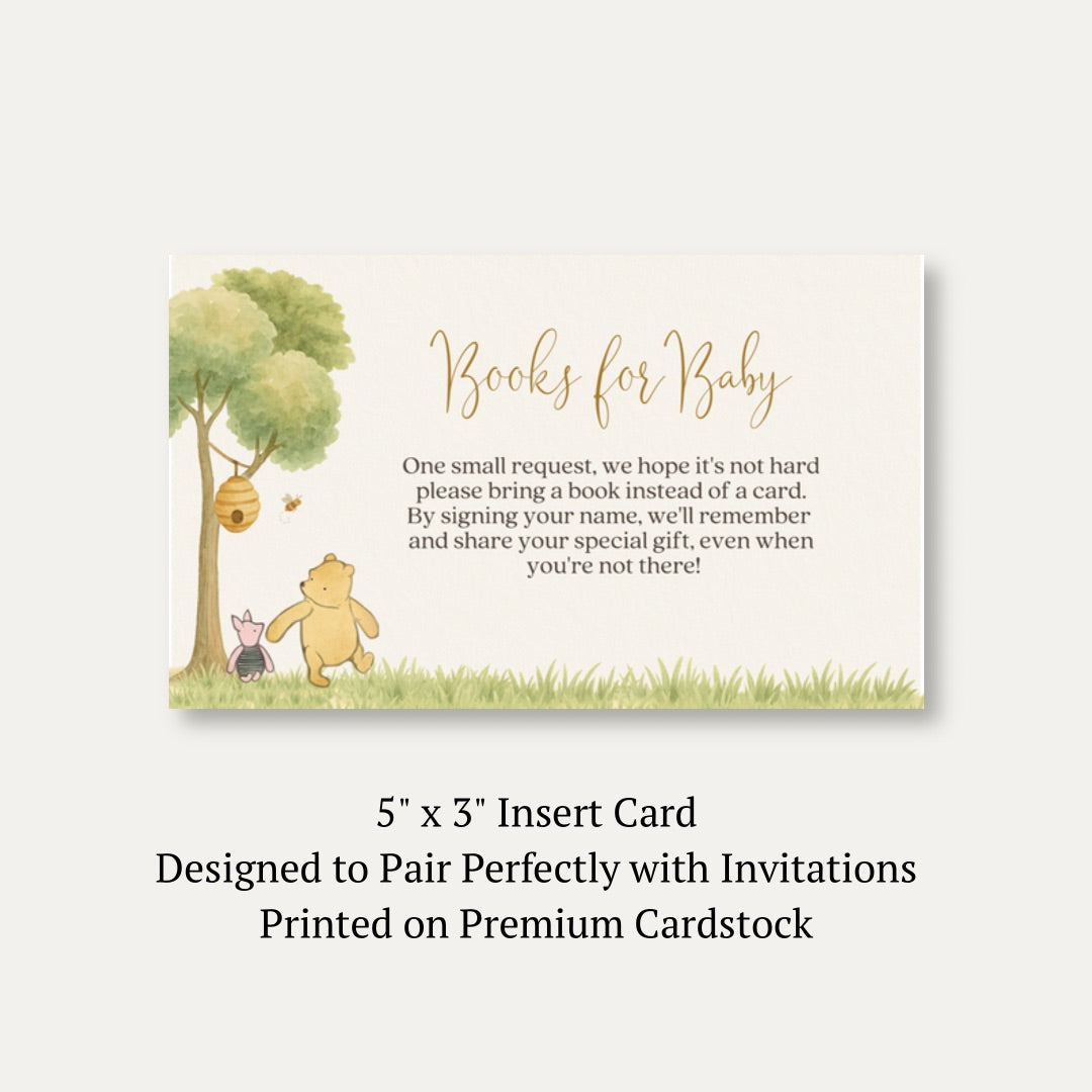 Winnie the Pooh Classic Bring a Book Card