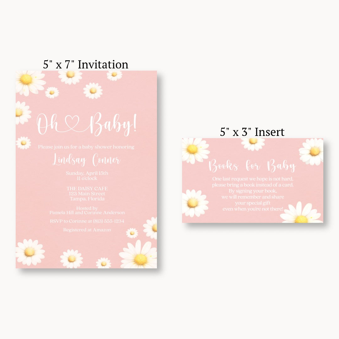 Daisy Baby Bring A Book Card